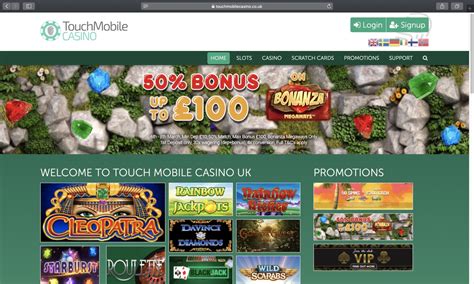 Touch mobile casino bonus